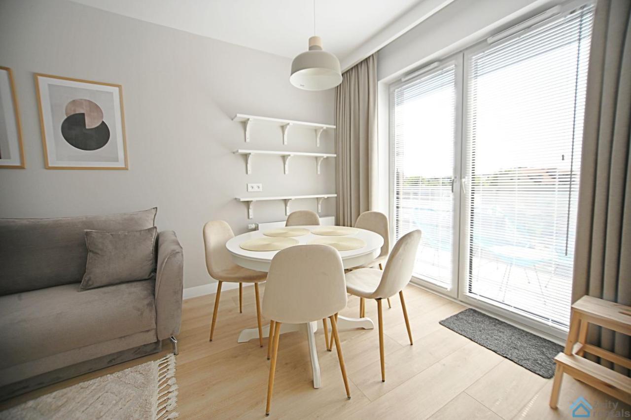 Beige 3City Apartment With Parking In Gdansk By Noclegi Renters Dış mekan fotoğraf