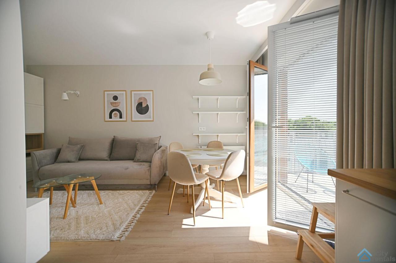 Beige 3City Apartment With Parking In Gdansk By Noclegi Renters Dış mekan fotoğraf