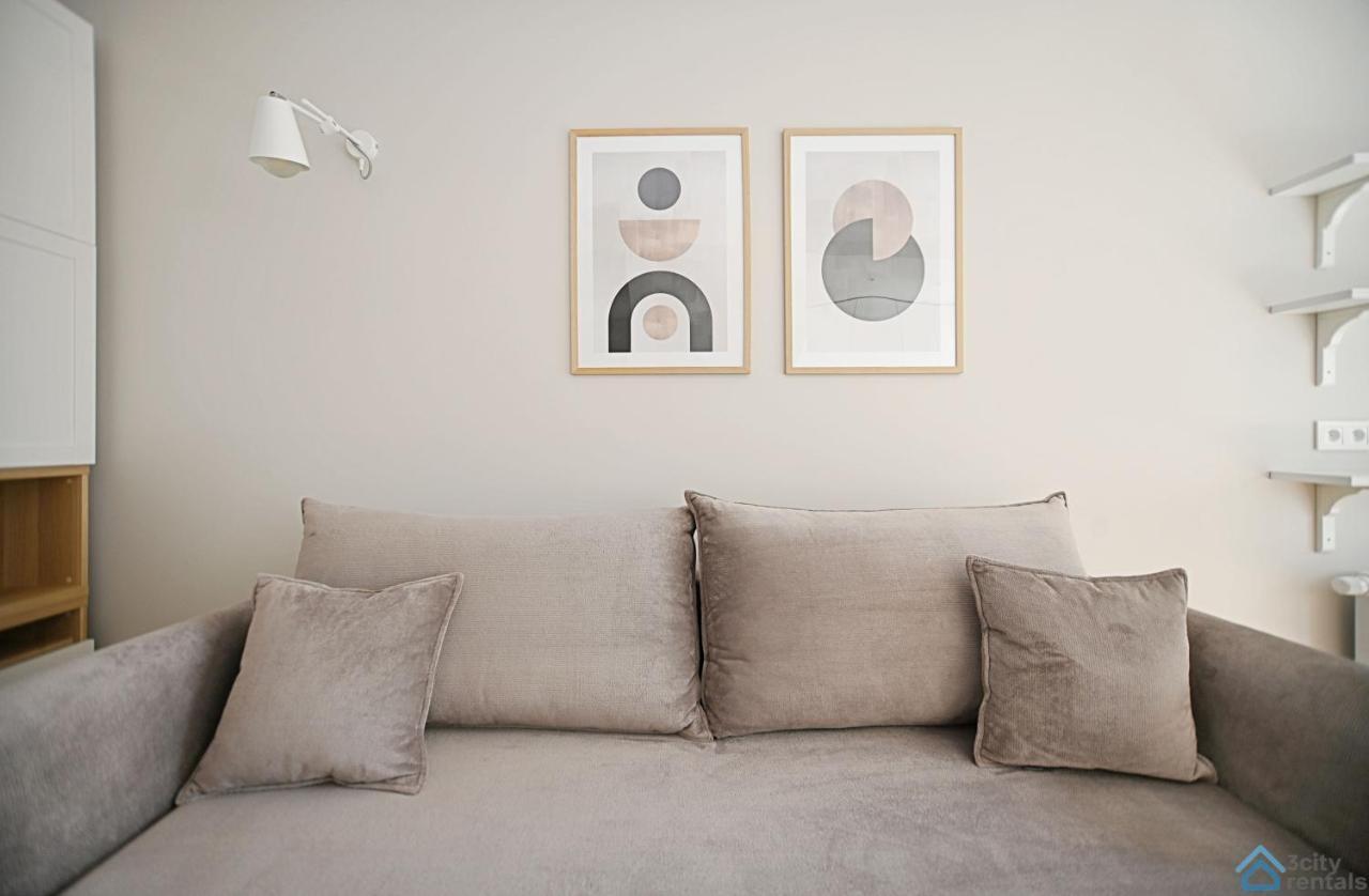 Beige 3City Apartment With Parking In Gdansk By Noclegi Renters Dış mekan fotoğraf