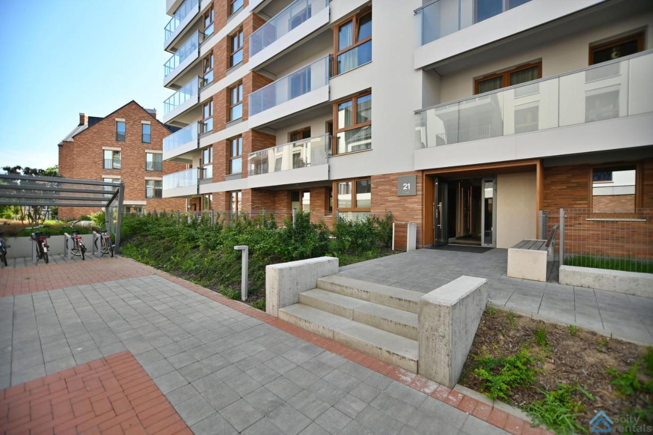 Beige 3City Apartment With Parking In Gdansk By Noclegi Renters Dış mekan fotoğraf