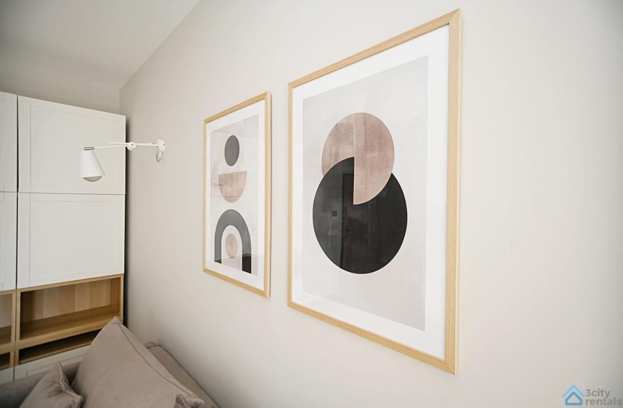 Beige 3City Apartment With Parking In Gdansk By Noclegi Renters Dış mekan fotoğraf